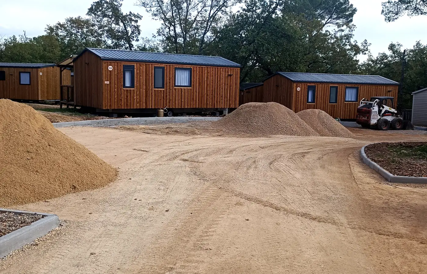 Travaux d'aménagements du Camping de Fayence