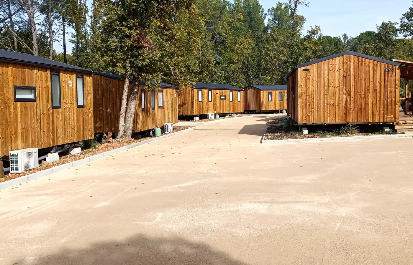 Travaux d'aménagements du Camping de Fayence